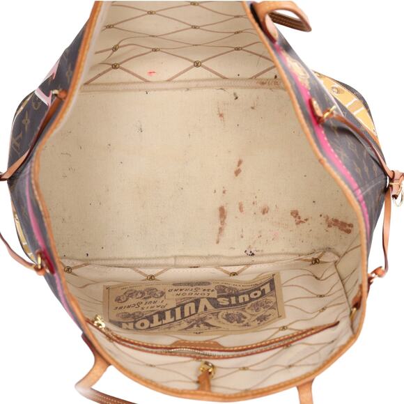 Louis Vuitton Neverfull MM Summer Trunk Monogram Tote Bag M41390 - Picture 6 of 9